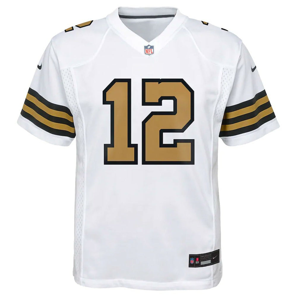 Chris Olave New Orleans Saints Youth Game Jersey White | Nike for Sale