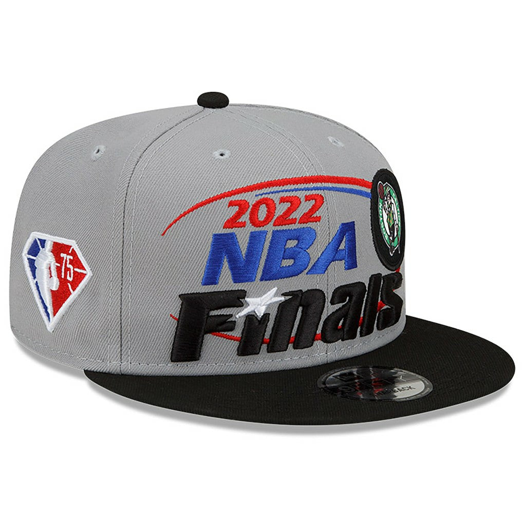Boston Celtics 2022 Eastern Conference Champions Locker Room 9FIFTY Snapback Adjustable Hat Gray/Black - NBA