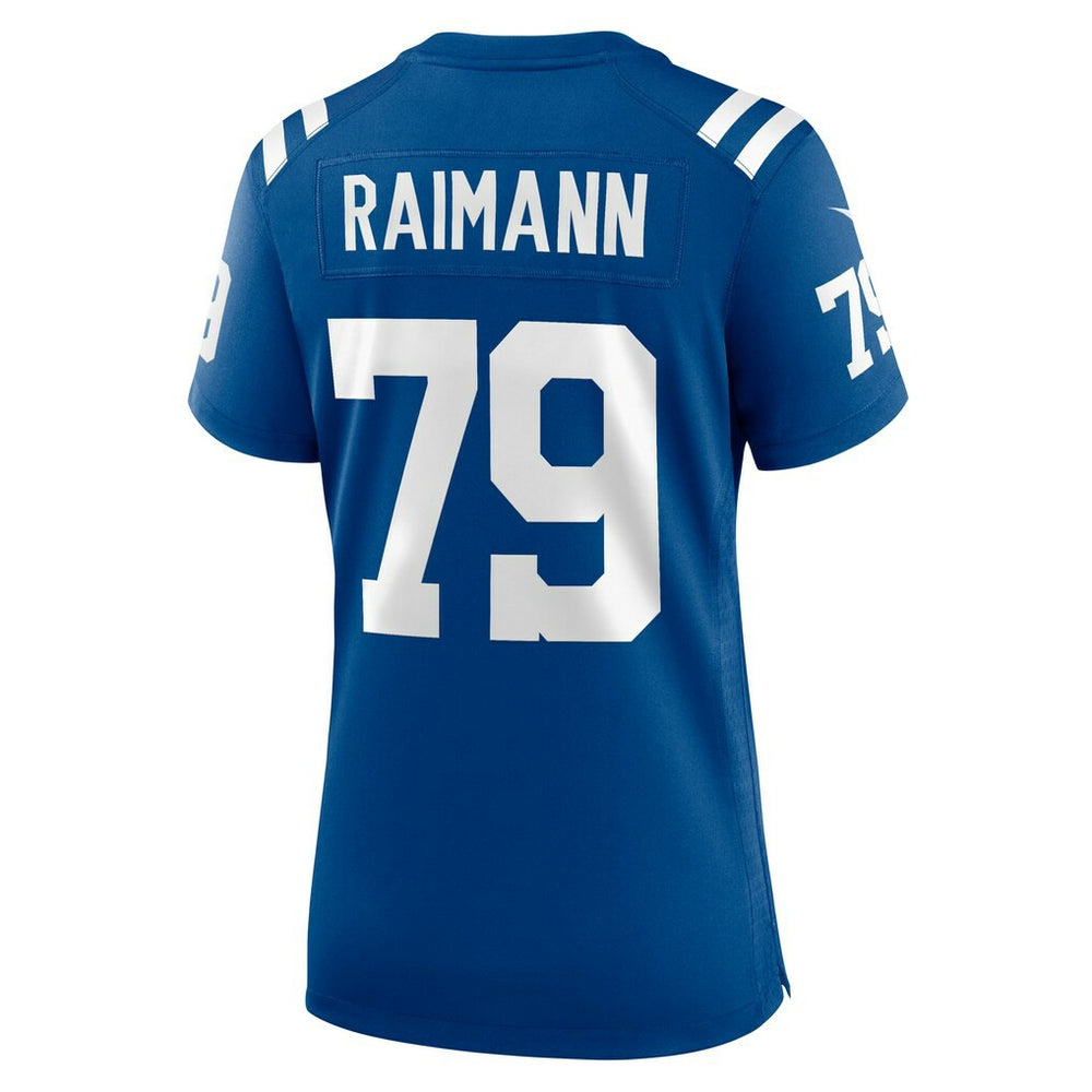 Bernhard Raimann Indianapolis Colts Women's Player Game Jersey Royal | Nike for Sale