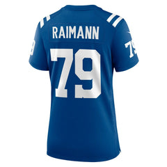 Bernhard Raimann Indianapolis Colts Women's Player Game Jersey Royal | Nike for Sale