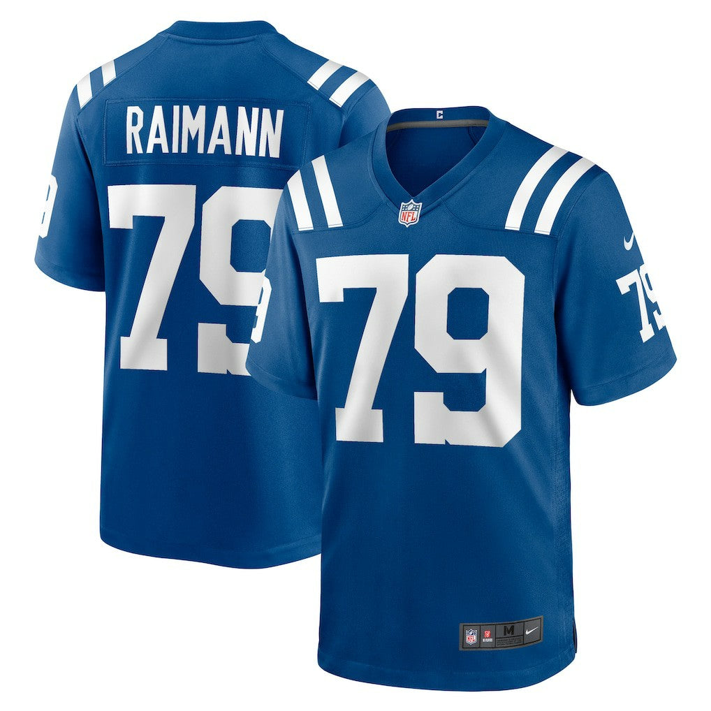 Bernhard Raimann Indianapolis Colts Player Game Jersey Royal | Nike for Sale