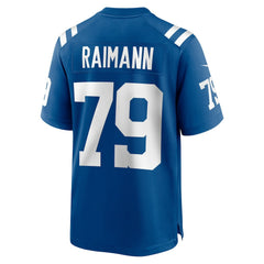 Bernhard Raimann Indianapolis Colts Player Game Jersey Royal | Nike for Sale