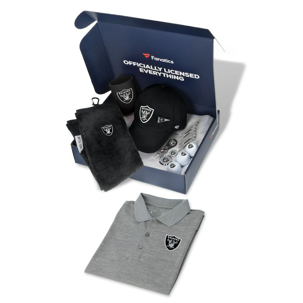 Las Vegas Raiders WinCraft Pack Golf Themed Gift Box $155+ Value | Fanatics
