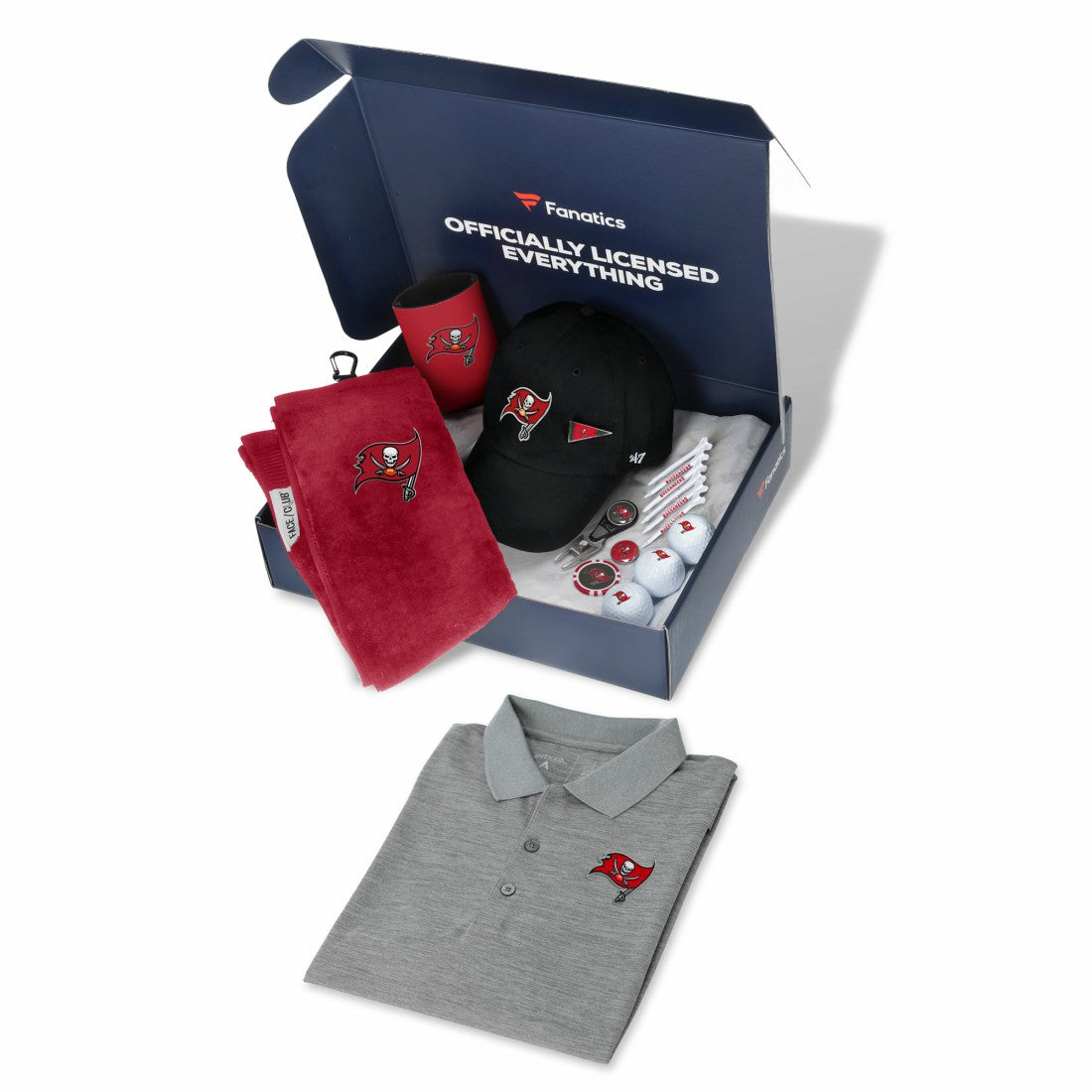 Tampa Bay Buccaneers WinCraft Pack Golf Themed Gift Box $155+ Value | Fanatics