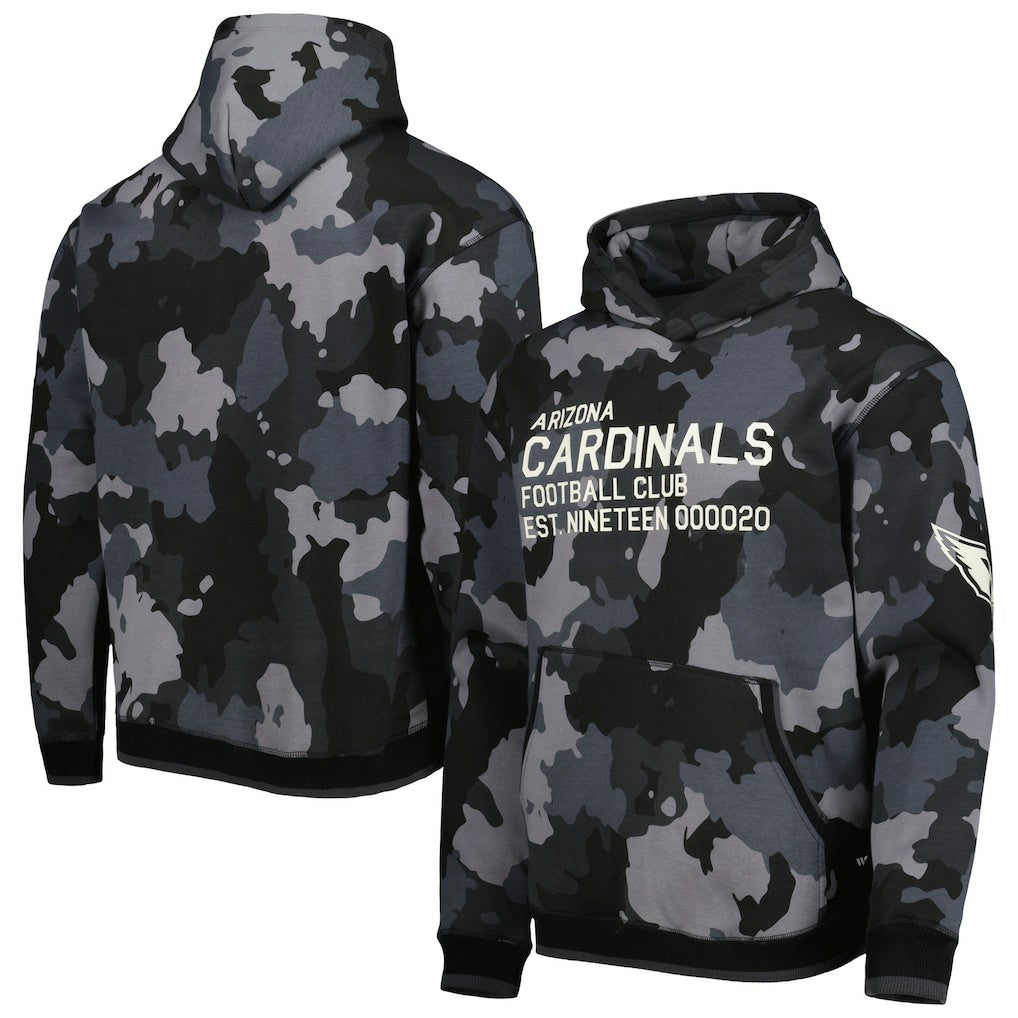 Arizona Cardinals The Wild Collective Camo Pullover Hoodie Black | NFL