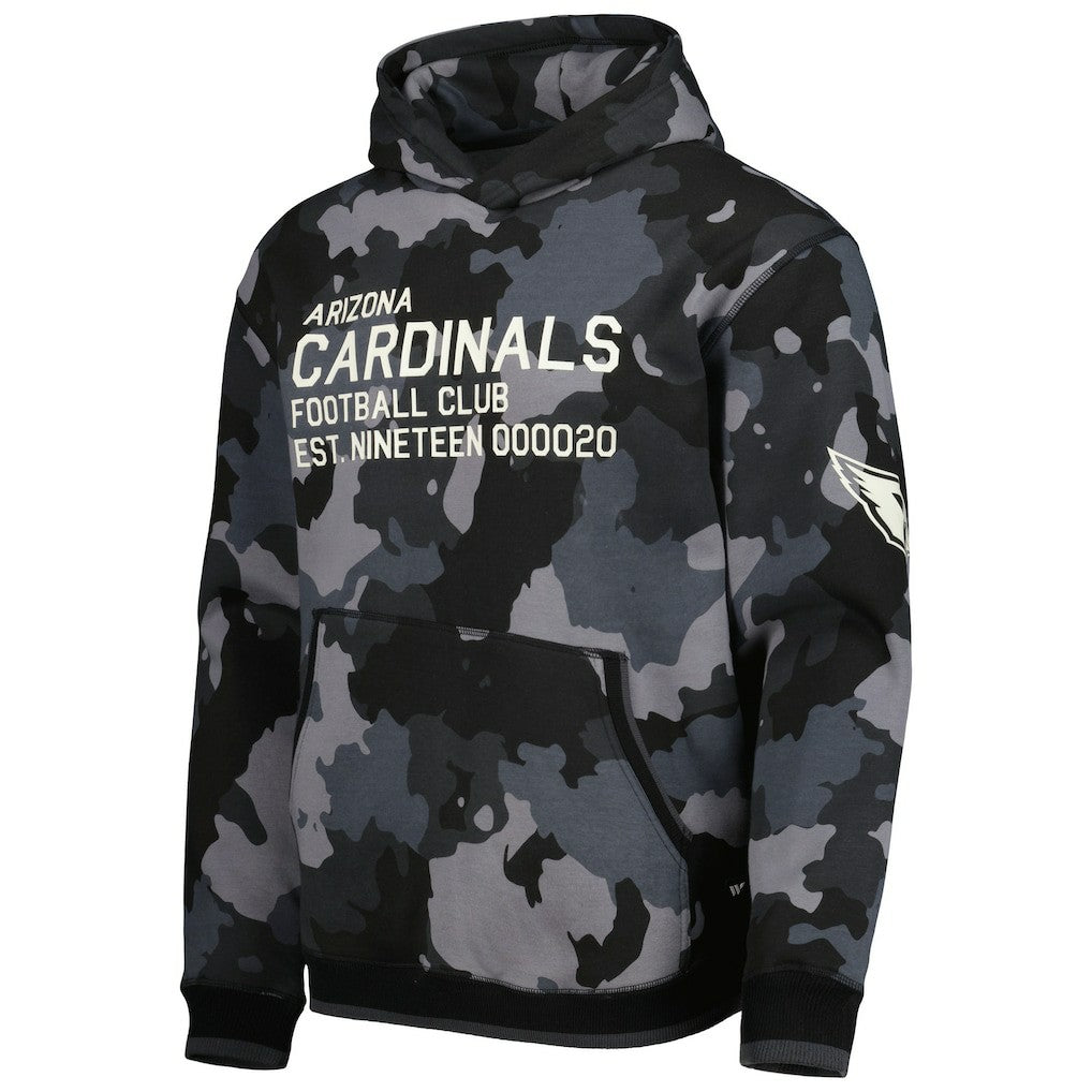 Arizona Cardinals The Wild Collective Camo Pullover Hoodie Black | NFL