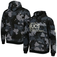 Tampa Bay Buccaneers The Wild Collective Camo Pullover Hoodie Black | NFL