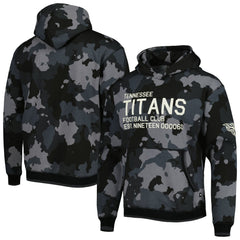 Tennessee Titans The Wild Collective Camo Pullover Hoodie Black | NFL