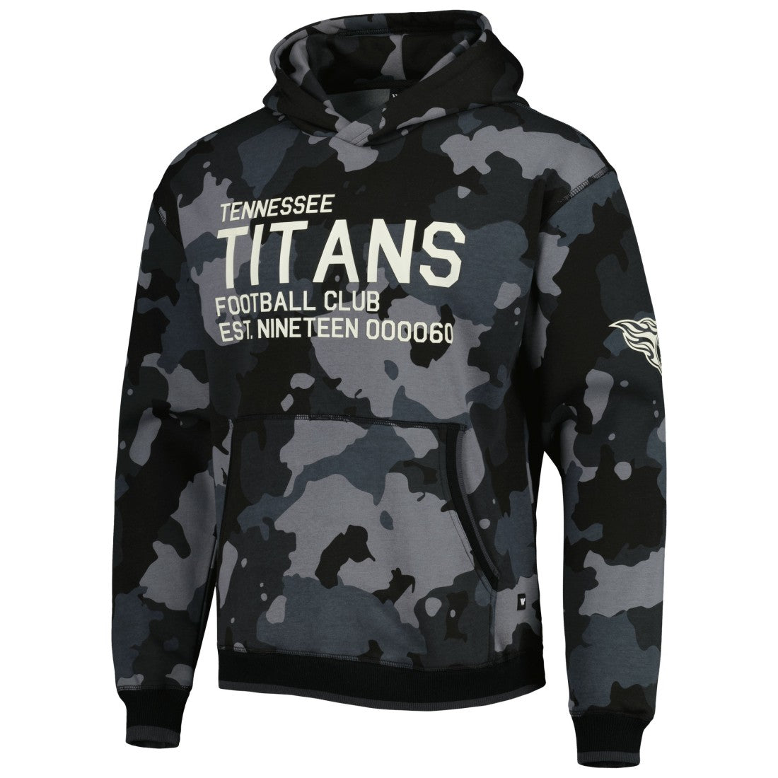 Tennessee Titans The Wild Collective Camo Pullover Hoodie Black | NFL