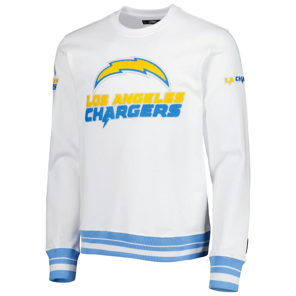 LA Chargers Pro Standard White Mash Up Pullover Sweatshirt | NFL