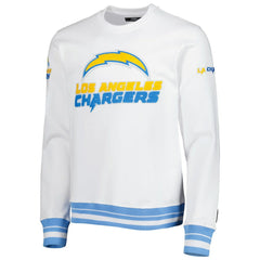 LA Chargers Pro Standard White Mash Up Pullover Sweatshirt | NFL
