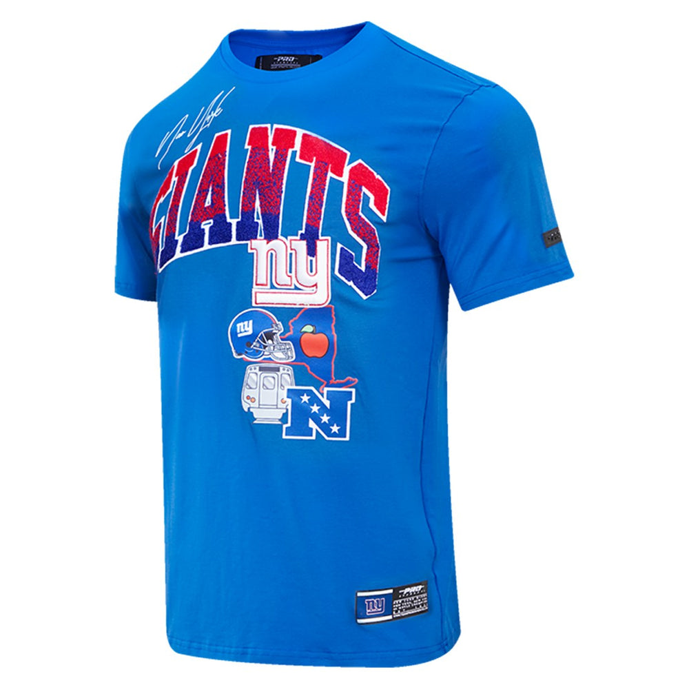 New York Giants Pro Standard Super Bowl XLVI Patch Hometown Collection T-Shirt Royal | NFL