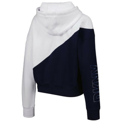 Atlanta Braves DKNY Sport Women's Bobbi Colorblock Pullover Hoodie - MLB