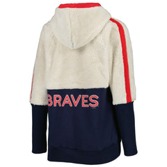 Atlanta Braves G-III 4Her by Carl Banks Women's Shuffle It Raglan Full-Zip Hoodie - MLB
