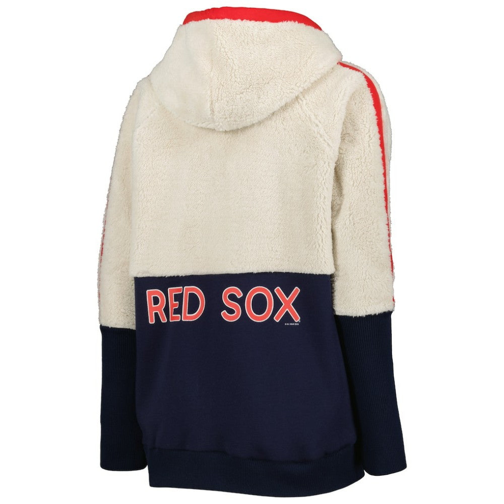 Boston Red Sox G-III 4Her by Carl Banks Women's Shuffle It Raglan Full-Zip Hoodie - MLB
