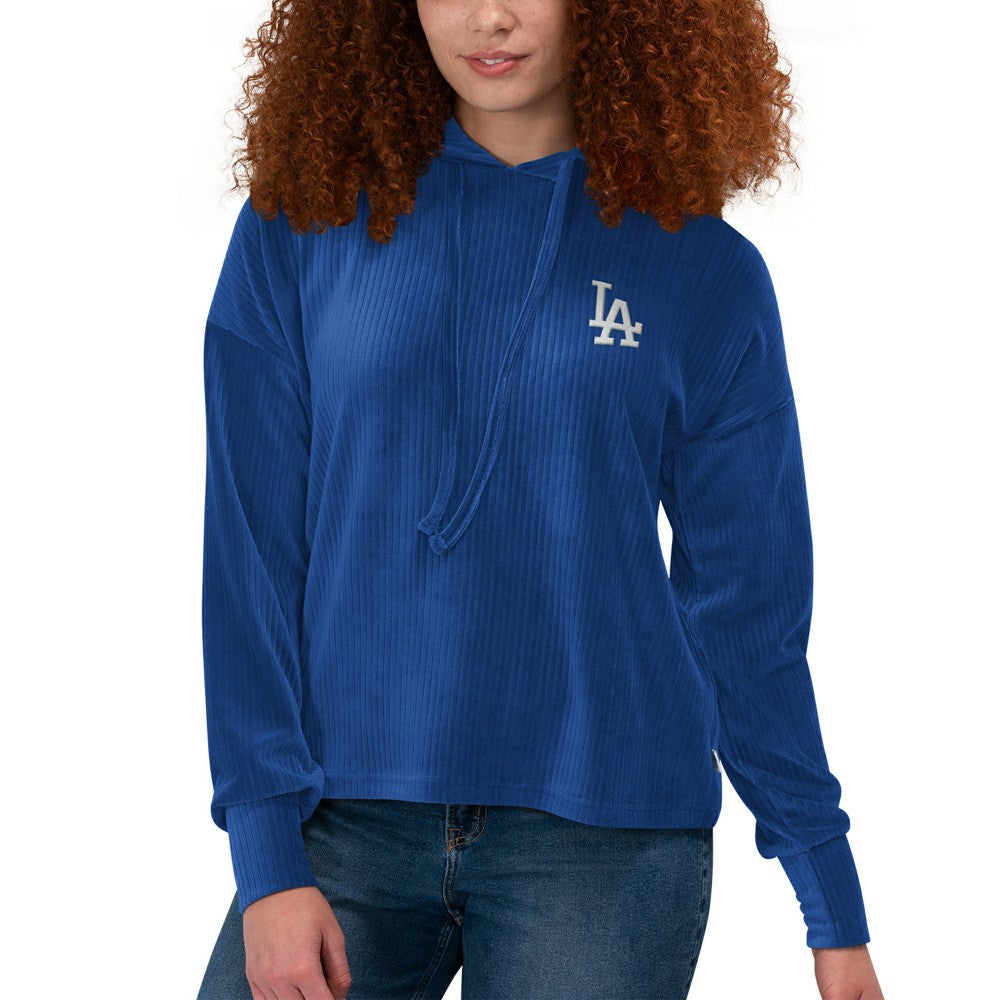 Los Angeles Dodgers Touch Women's End Line Pullover Hoodie - MLB