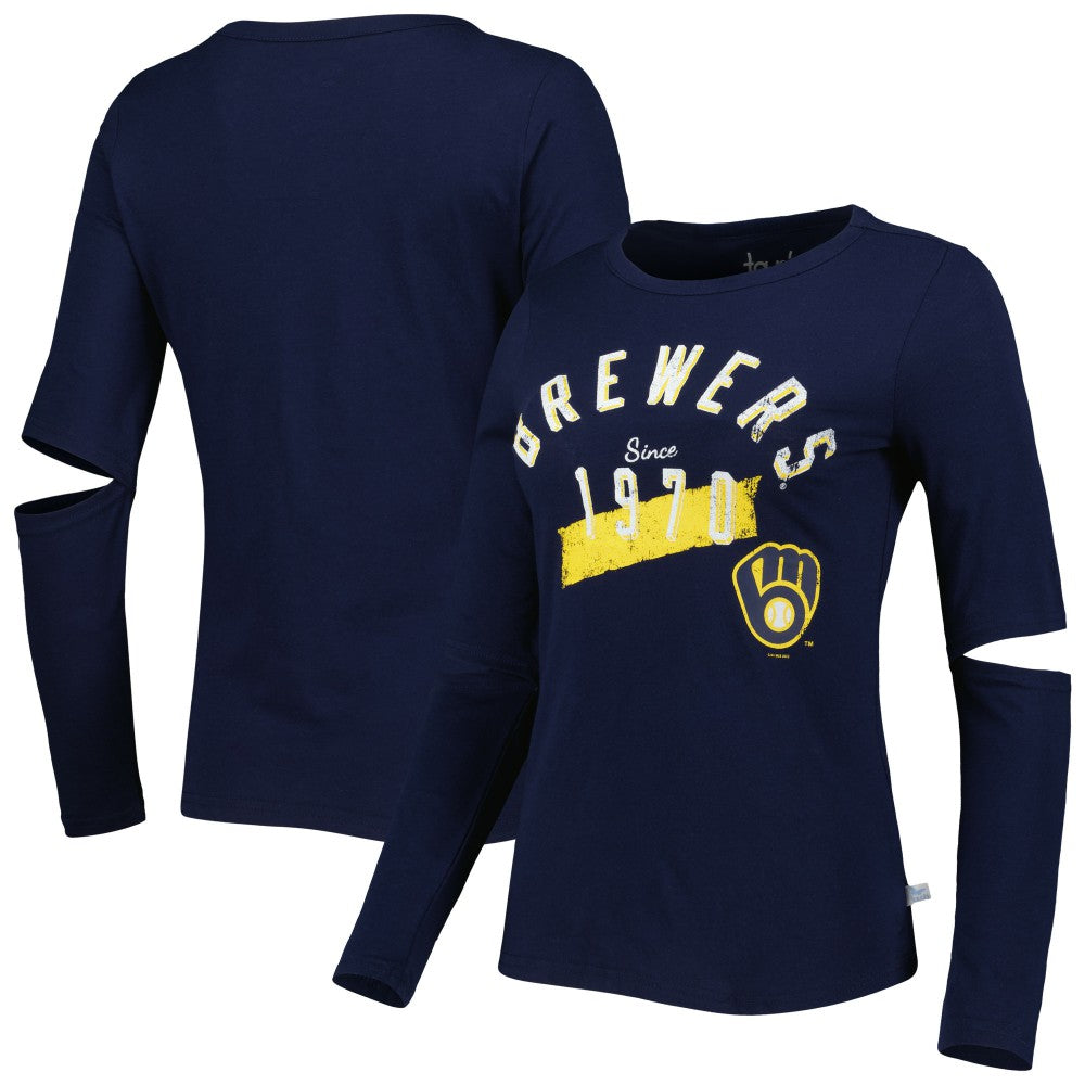 Milwaukee Brewers Touch Women's Formation Long Sleeve T-Shirt - MLB