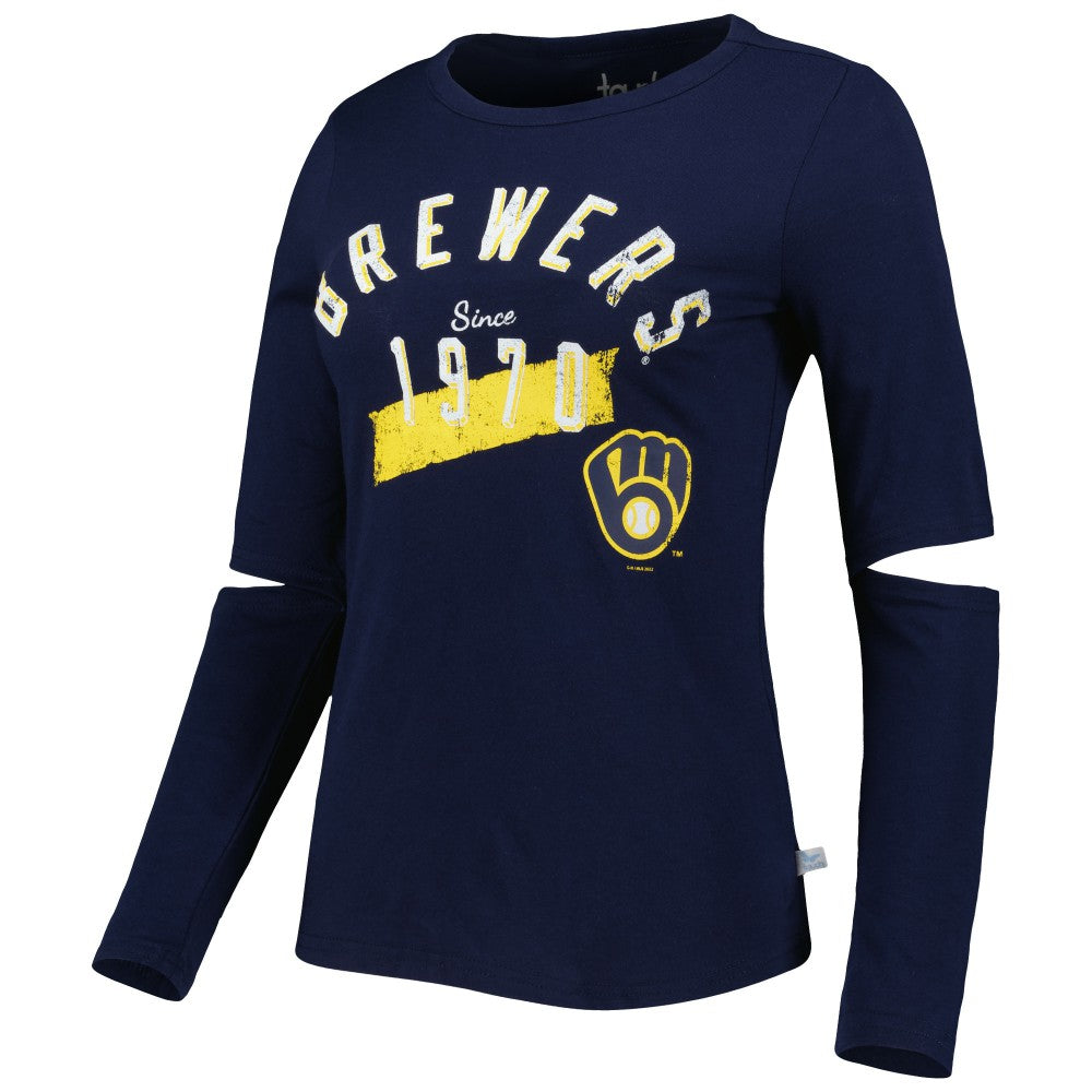 Milwaukee Brewers Touch Women's Formation Long Sleeve T-Shirt - MLB