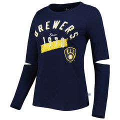 Milwaukee Brewers Touch Women's Formation Long Sleeve T-Shirt - MLB