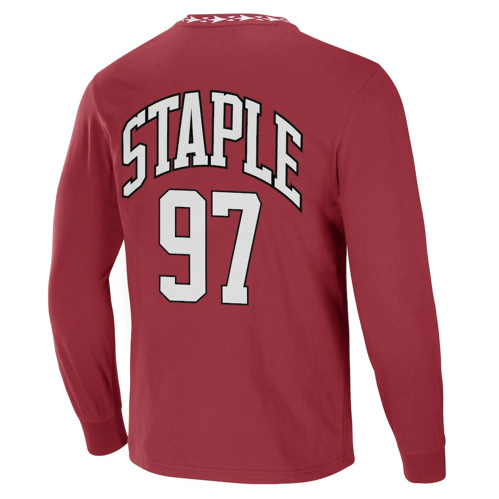 Arizona Cardinals NFL x Staple Core Team Long Sleeve T-Shirt Red | NFL