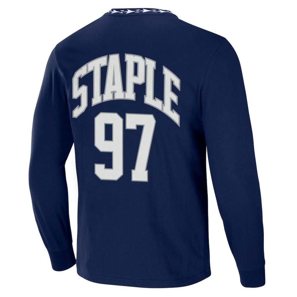 Dallas Cowboys NFL x Staple Core Team Long Sleeve T-Shirt Navy | NFL
