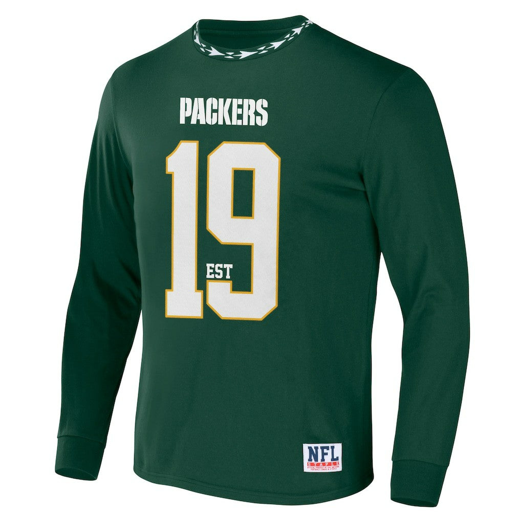 Green Bay Packers NFL x Staple Core Team Long Sleeve T-Shirt Hunter Green | NFL