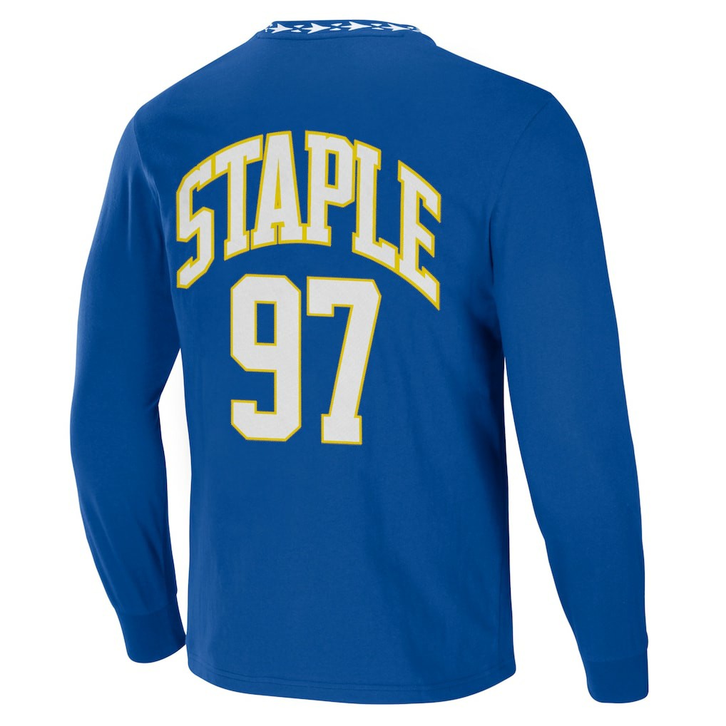 Los Angeles Rams NFL x Staple Core Team Long Sleeve T-Shirt Royal | NFL