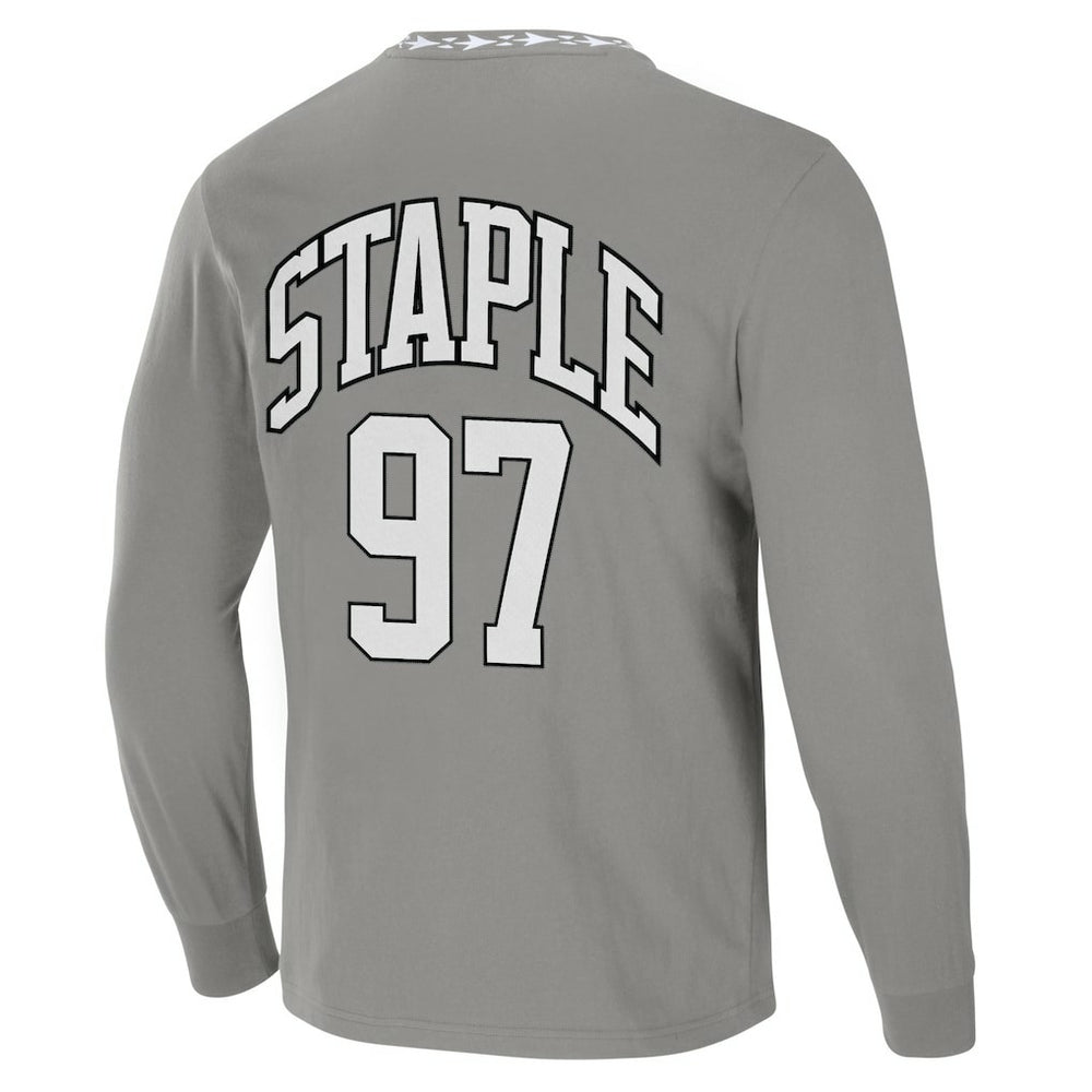 Las Vegas Raiders NFL x Staple Core Team Long Sleeve T-Shirt Gray | NFL