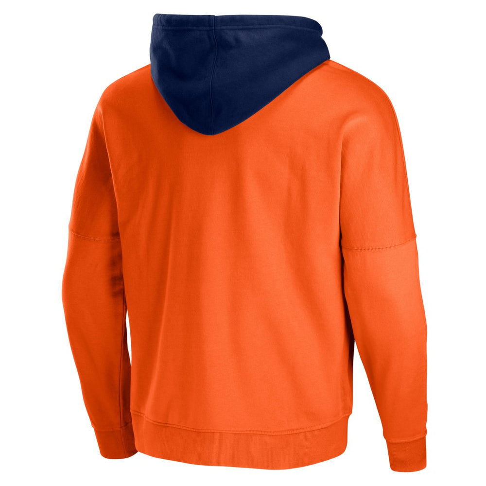 Denver Broncos NFL x Staple Throwback Vintage Wash Pullover Hoodie Orange | NFL