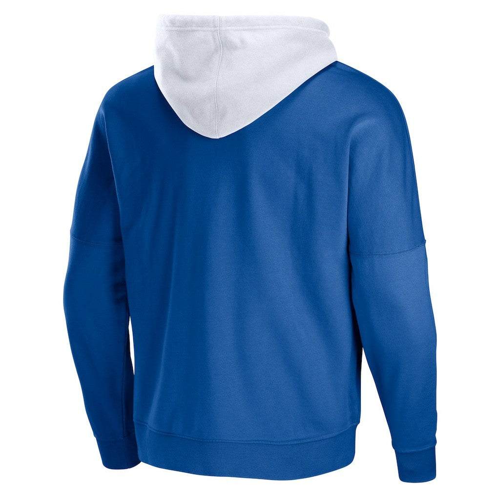 Indianapolis Colts NFL x Staple Throwback Vintage Wash Pullover Hoodie Blue | NFL