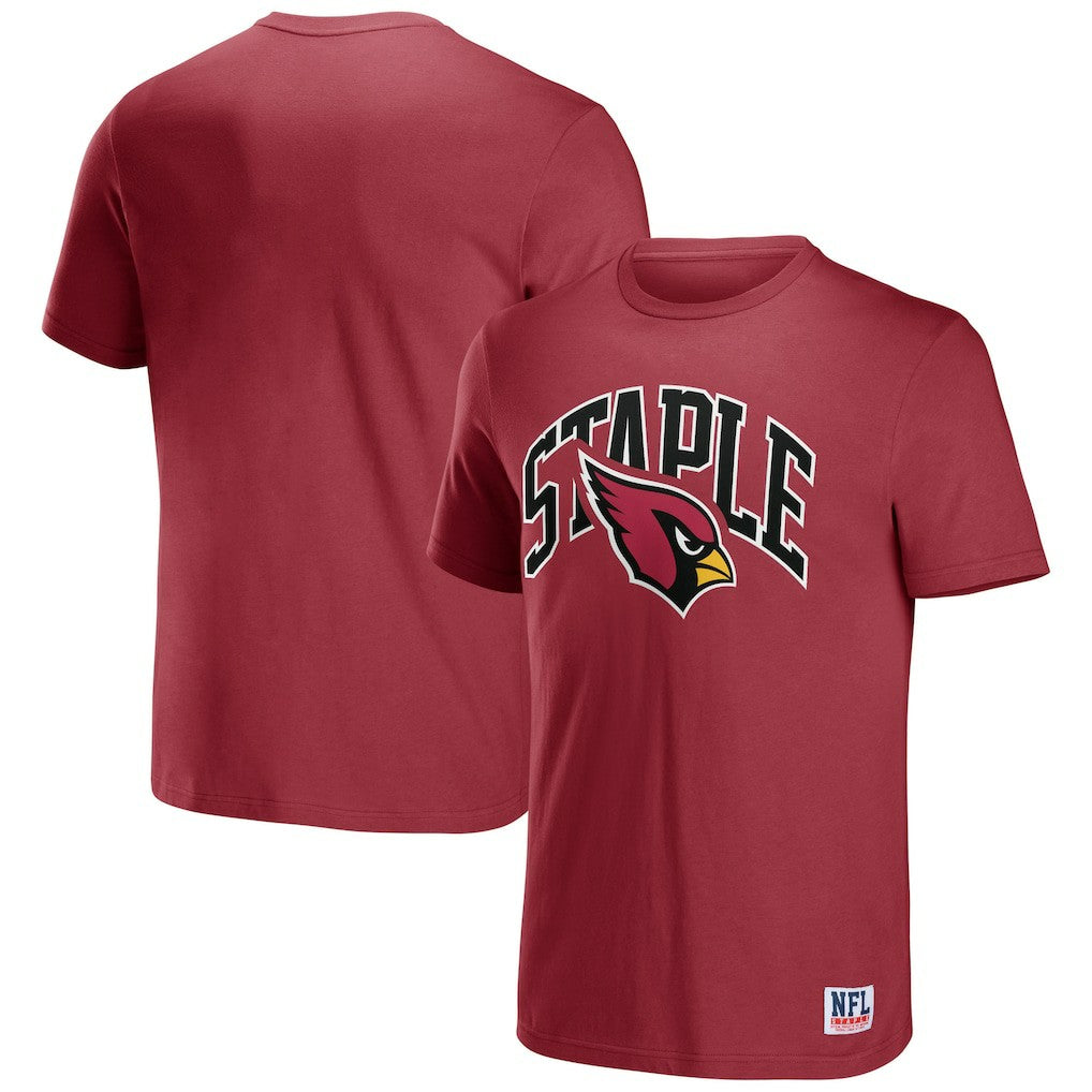 Arizona Cardinals NFL x Staple Logo Lockup T-Shirt Cardinal | NFL