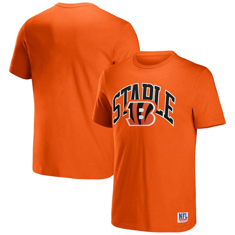Cincinnati Bengals NFL x Staple Logo Lockup T-Shirt Orange | NFL
