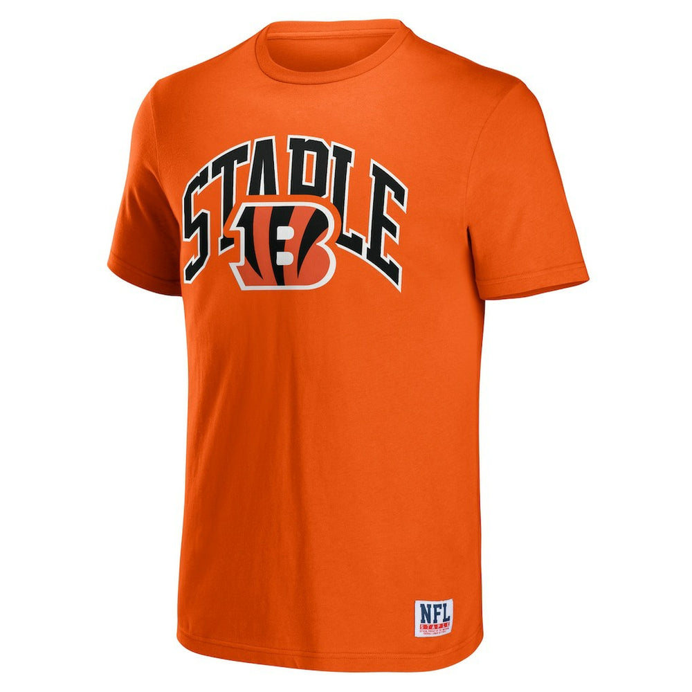 Cincinnati Bengals NFL x Staple Logo Lockup T-Shirt Orange | NFL
