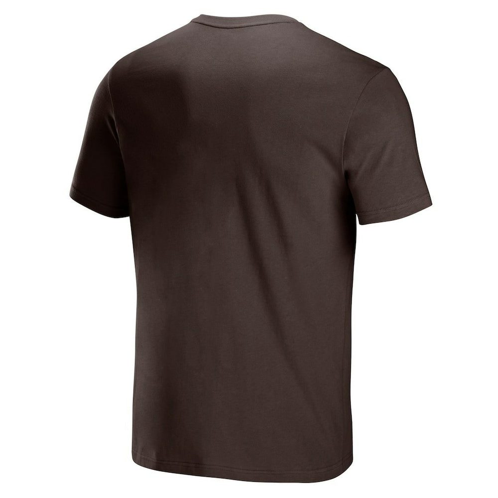 Cleveland Browns NFL x Staple Logo Lockup T-Shirt Brown | NFL