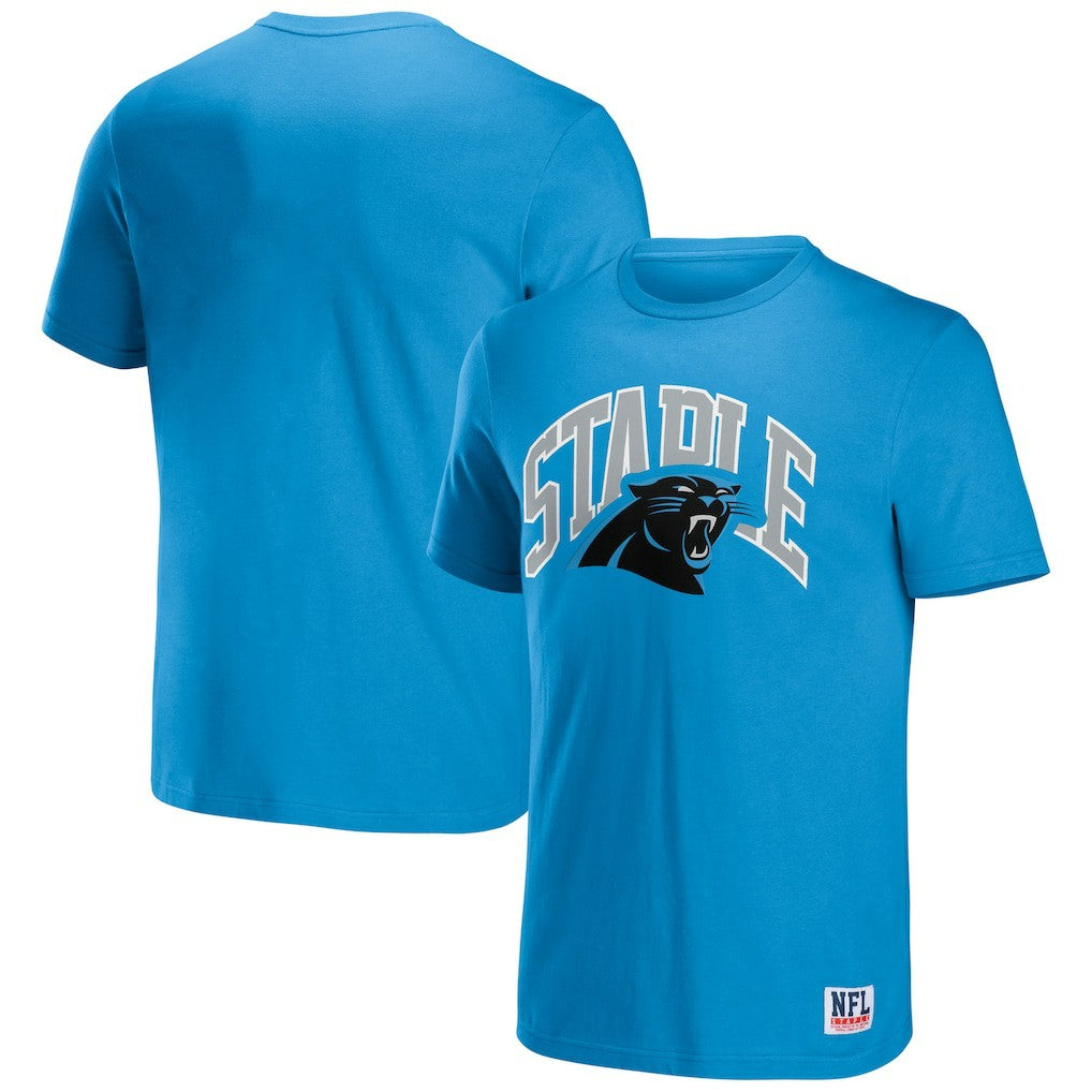 Carolina Panthers NFL x Staple Logo Lockup T-Shirt Blue | NFL
