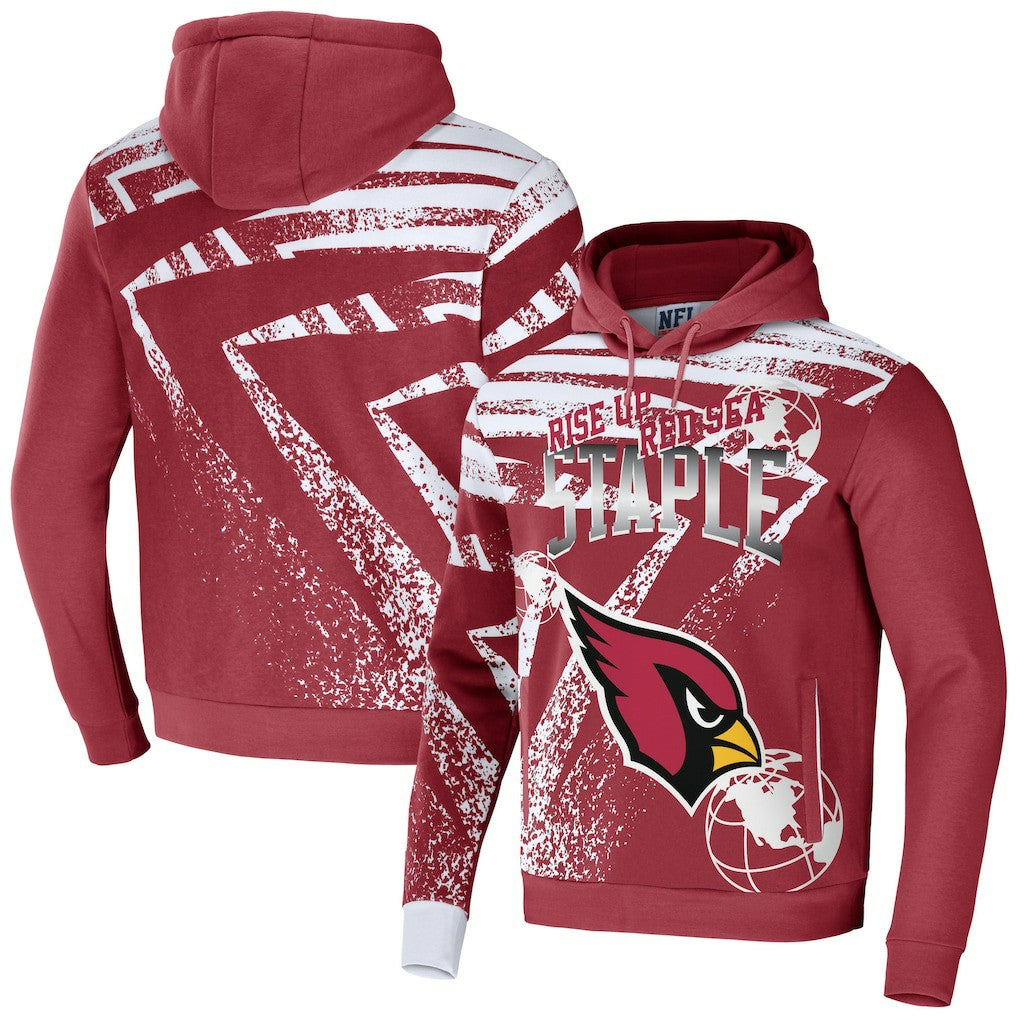 Arizona Cardinals NFL x Staple All Over Print Pullover Hoodie Cardinal | NFL