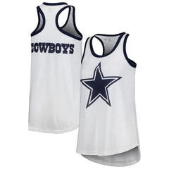 Dallas Cowboys G-III 4Her by Carl Banks Women's Tater Tank Top White | NFL
