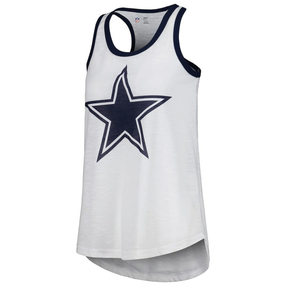 Dallas Cowboys G-III 4Her by Carl Banks Women's Tater Tank Top White | NFL