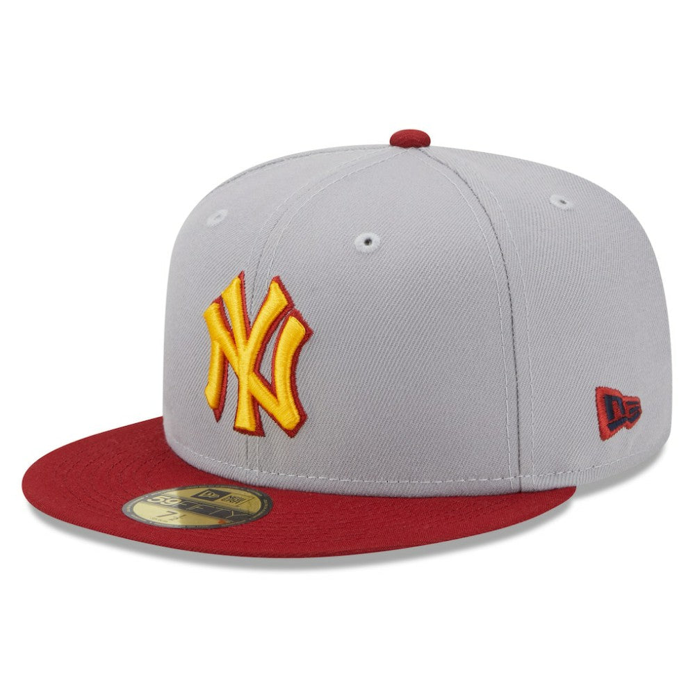 New York Yankees New Era World Series Champions Navy Undervisor 59FIFTY Fitted Hat - MLB