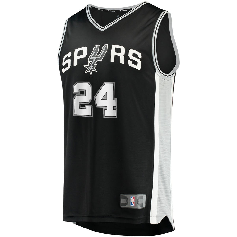 Devin Vassell San Antonio Spurs Fast Break Replica Jersey Icon Edition Black - NBA