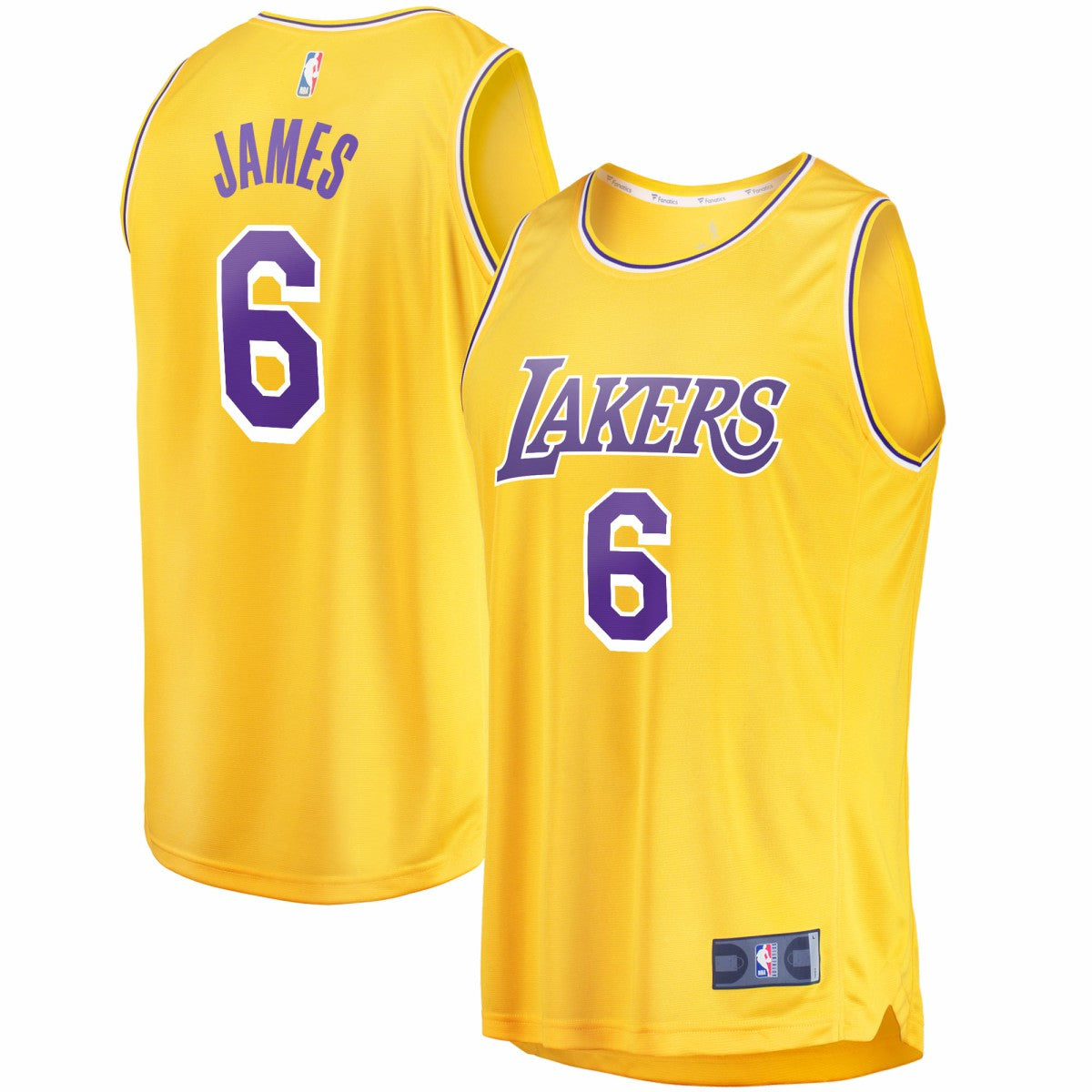 LeBron James Los Angeles Lakers 2021/22 Fast Break Replica Jersey Icon Edition Gold - NBA