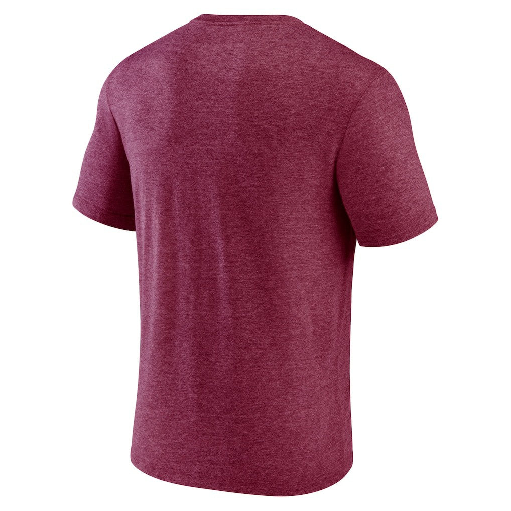 Cleveland Cavaliers Heritage Tri-Blend T-Shirt Wine - NBA