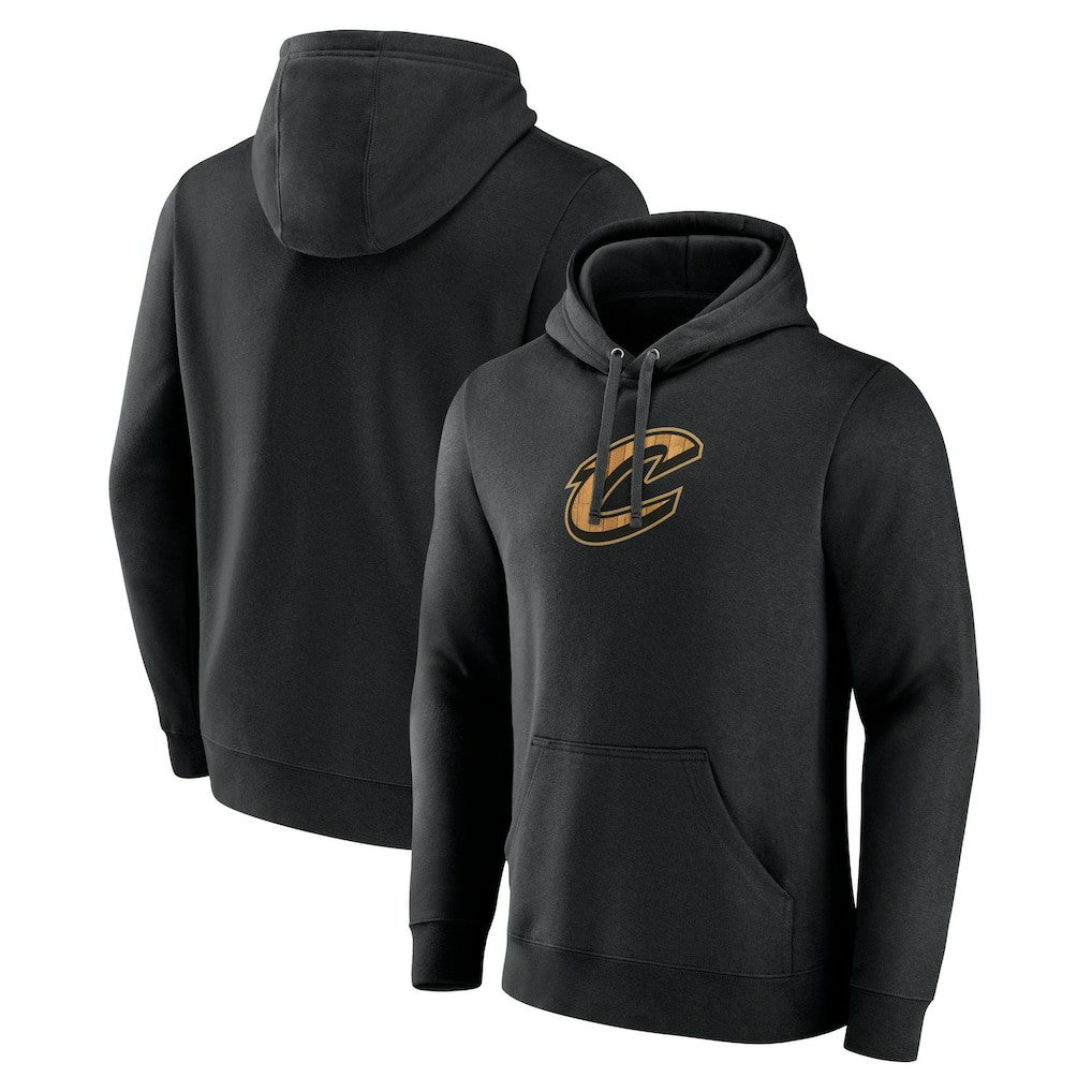 Cleveland Cavaliers Hardwood Logo Pullover Hoodie Black - NBA