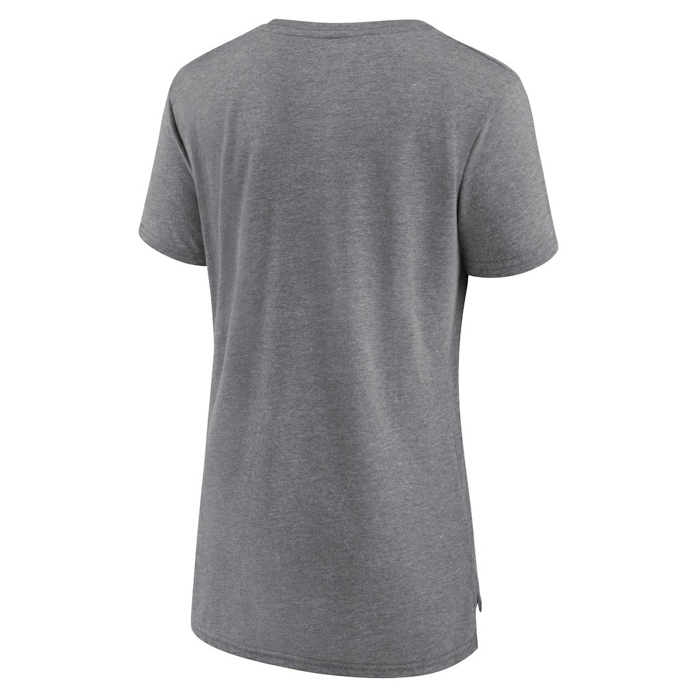 Cleveland Cavaliers Women's Heritage Tri-Blend T-Shirt Heather Gray - NBA