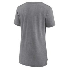 Cleveland Cavaliers Women's Heritage Tri-Blend T-Shirt Heather Gray - NBA