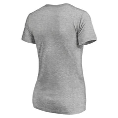 Cleveland Cavaliers Women's Primary Team Logo V-Neck T-Shirt Heathered Gray - NBA