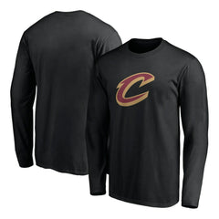 Cleveland Cavaliers Primary Logo Team Long Sleeve T-Shirt Black - NBA
