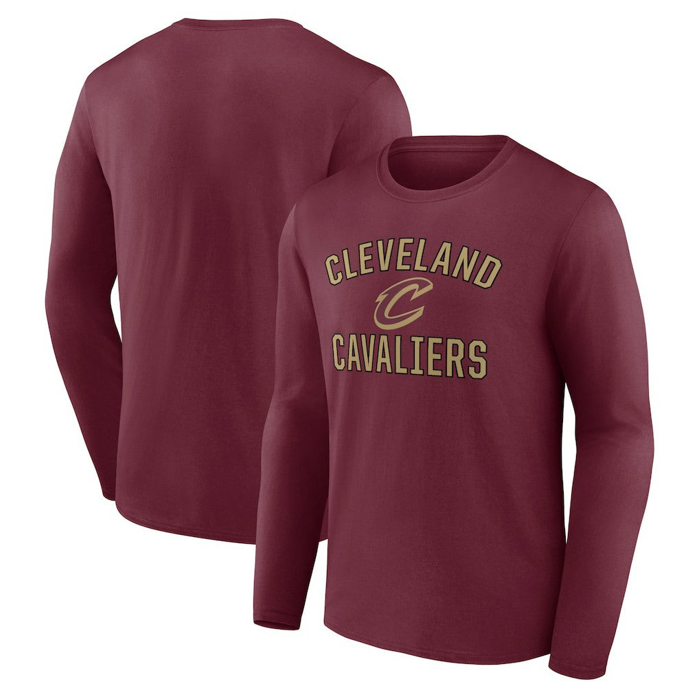 Cleveland Cavaliers Victory Arch Team Long Sleeve T-Shirt Wine - NBA
