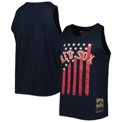 Boston Red Sox Mitchell & Ness Cooperstown Collection Stars and Stripes Tank Top - MLB