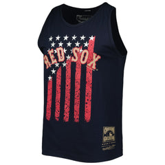 Boston Red Sox Mitchell & Ness Cooperstown Collection Stars and Stripes Tank Top - MLB